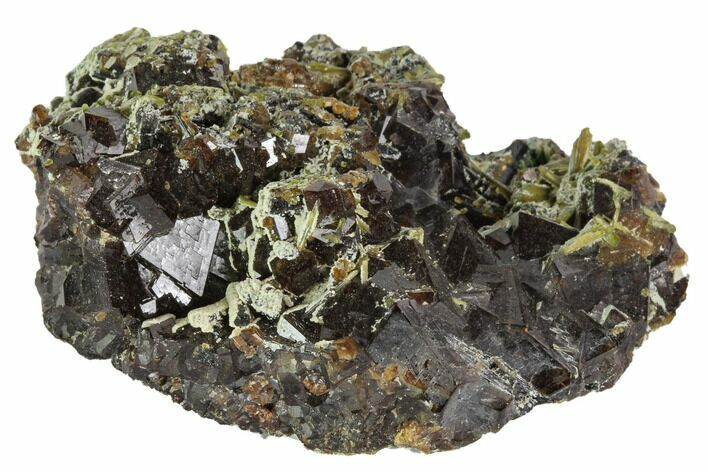 Garnet Cluster with Mica, Feldspar and Epidote- Pakistan #100402